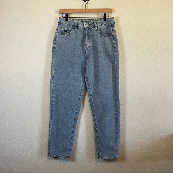 Relaxed Fit Straight Leg High Rise Blue Jeans Size 30 - Picture 1 of 10